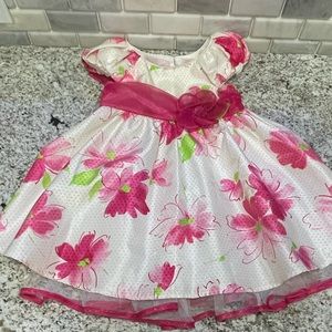 Like New Jona Michelle Formal Dress with Pink Flowers🌸